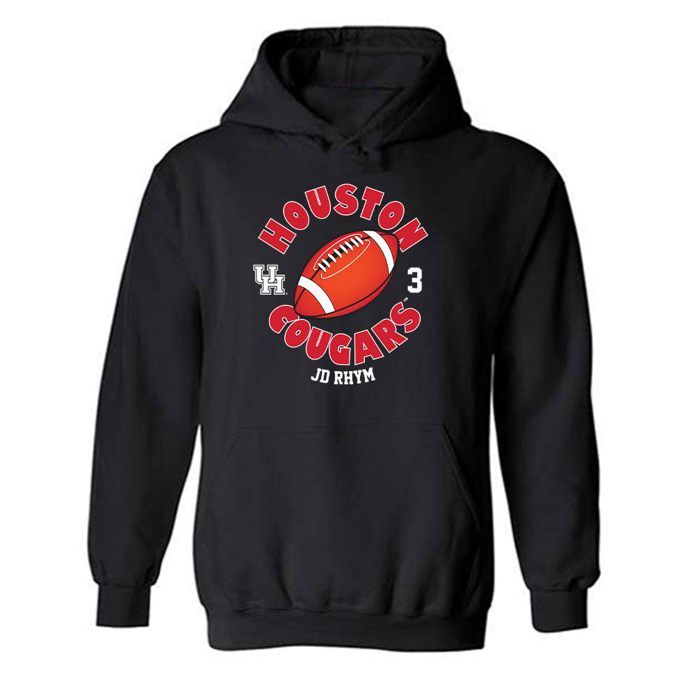 Houston - NCAA Football : JD Rhym - Fashion Shersey Hooded Sweatshirt-0