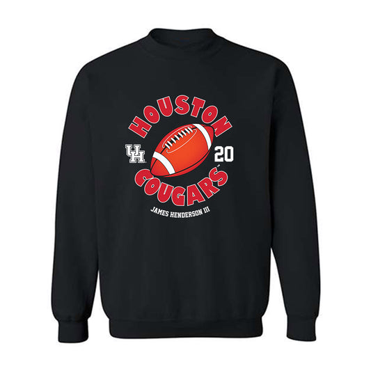 Houston - NCAA Football : James Henderson III - Fashion Shersey Crewneck Sweatshirt-0