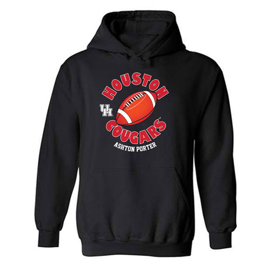 Houston - NCAA Football : Ashton Porter - Fashion Shersey Hooded Sweatshirt-0
