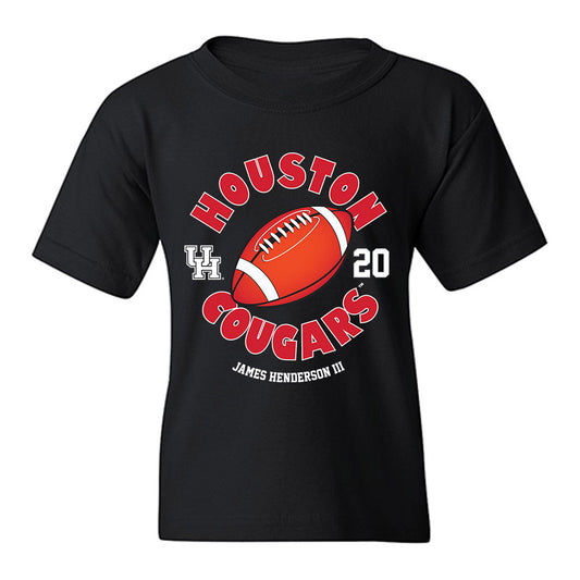 Houston - NCAA Football : James Henderson III - Fashion Shersey Youth T-Shirt-0