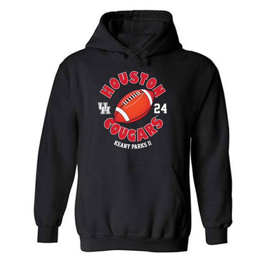 Houston - NCAA Football : Keany Parks II - Fashion Shersey Hooded Sweatshirt-0