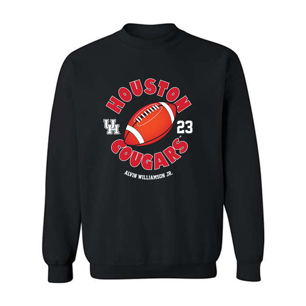Houston - NCAA Football : Alvin Williamson Jr. - Fashion Shersey Crewneck Sweatshirt-0