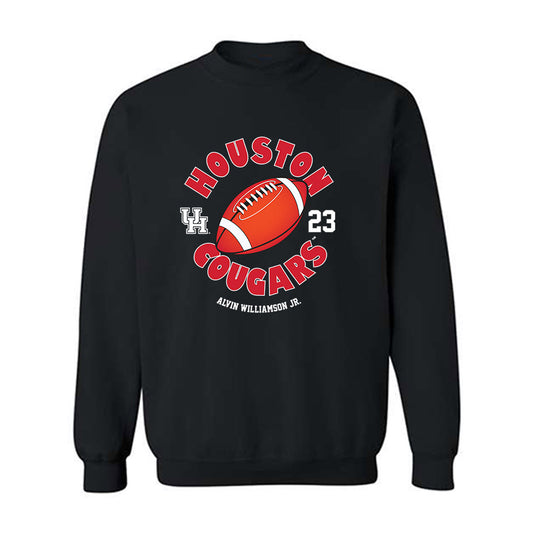 Houston - NCAA Football : Alvin Williamson Jr. - Fashion Shersey Crewneck Sweatshirt-0