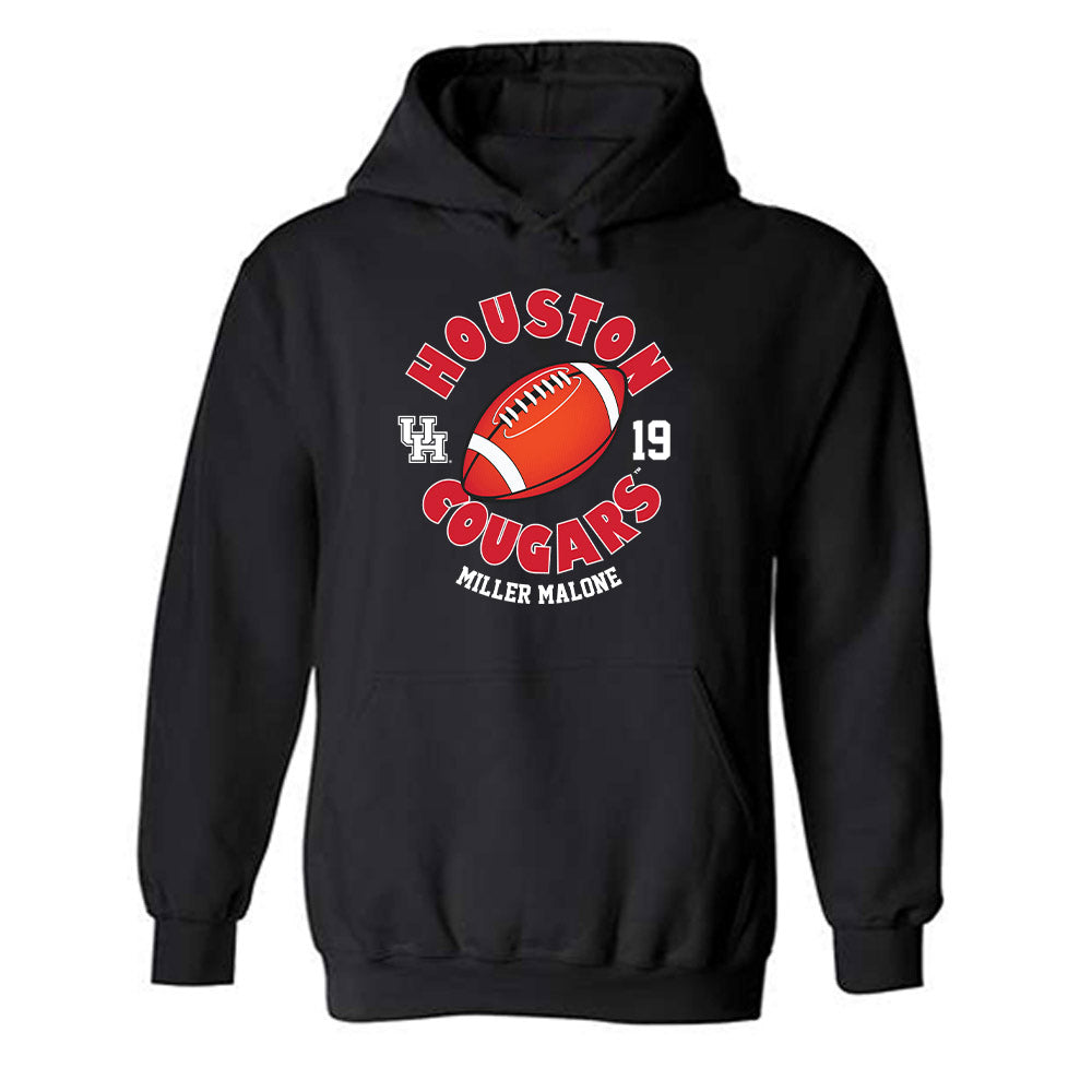 Houston - NCAA Football : Miller Malone - Fashion Shersey Hooded Sweatshirt-0