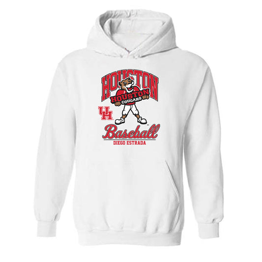 Houston - NCAA Baseball : Diego Estrada - Fashion Shersey Hooded Sweatshirt-0