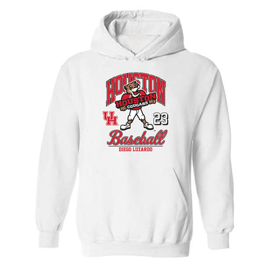 Houston - NCAA Baseball : Diego Luzardo - Fashion Shersey Hooded Sweatshirt-0