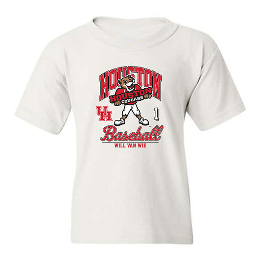 Houston - NCAA Baseball : Will Van Wie - Fashion Shersey Youth T-Shirt-0