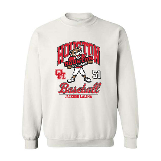 Houston - NCAA Baseball : Jackson LaLima - Fashion Shersey Crewneck Sweatshirt-0