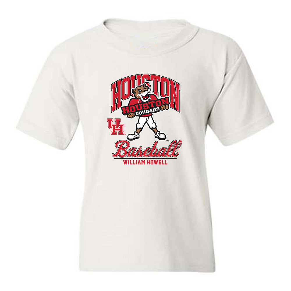 Houston - NCAA Baseball : William Howell - Fashion Shersey Youth T-Shirt-0