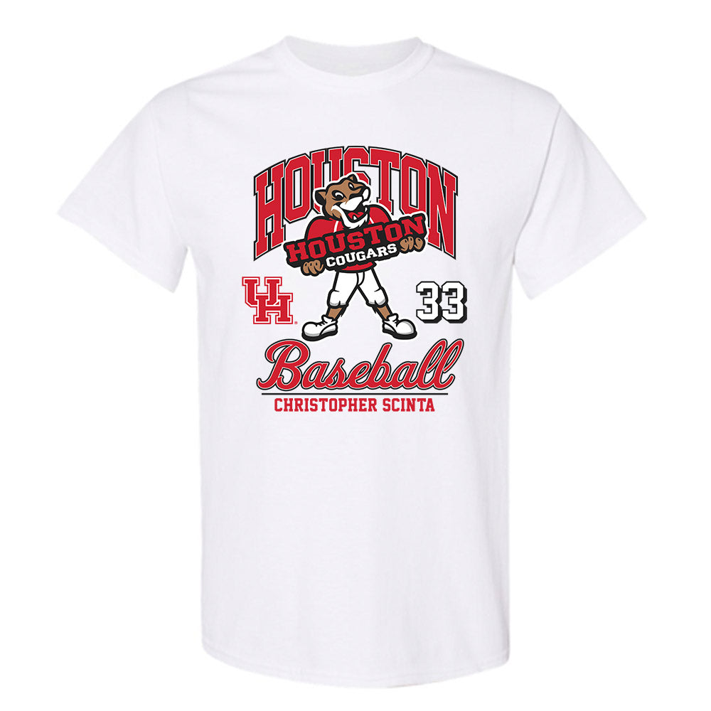 Houston - NCAA Baseball : Christopher Scinta - Fashion Shersey T-Shirt-0