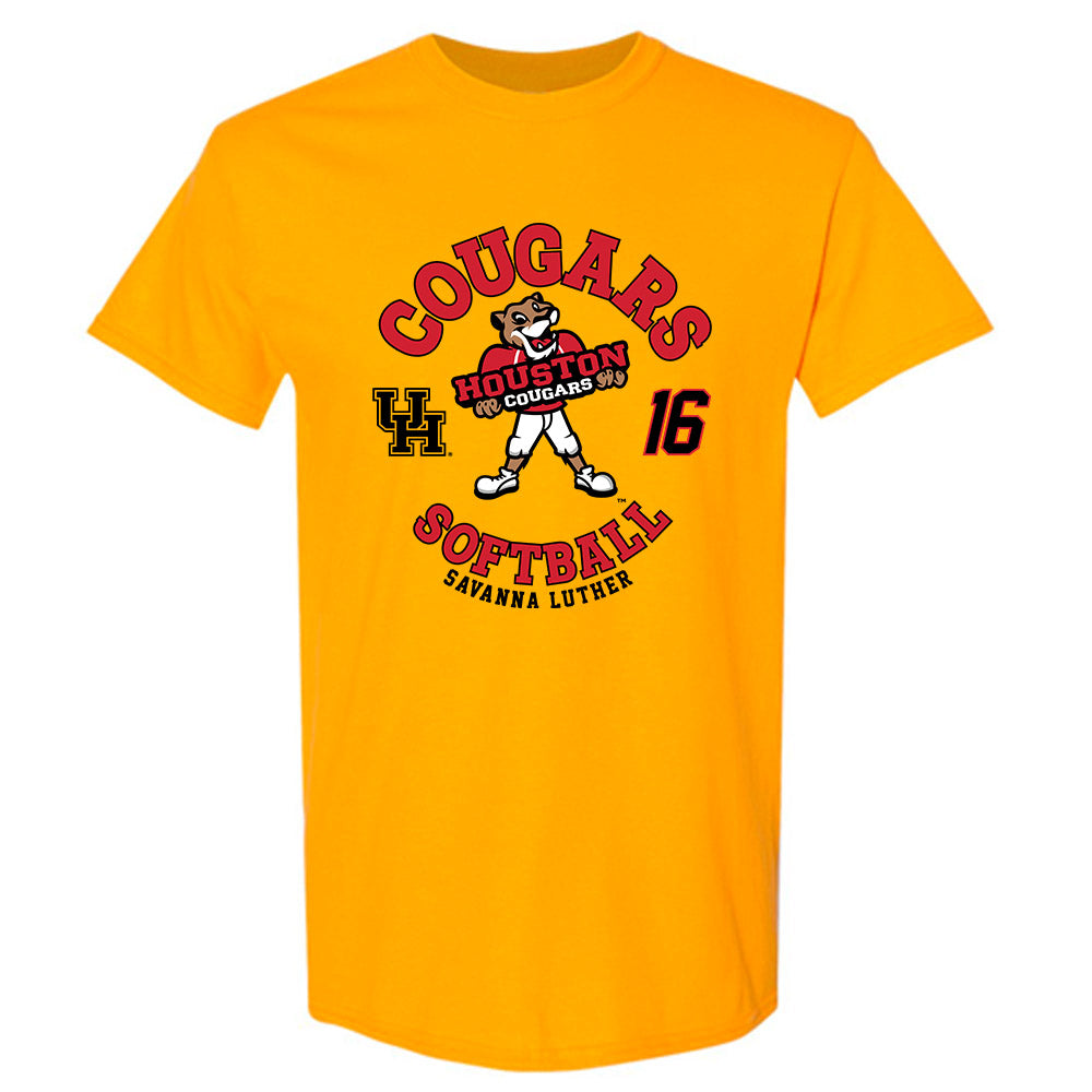 Houston - NCAA Softball : Savanna Luther - Fashion Shersey T-Shirt-0