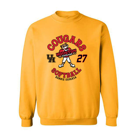 Houston - NCAA Softball : Ronnie Esparza - Fashion Shersey Crewneck Sweatshirt-0