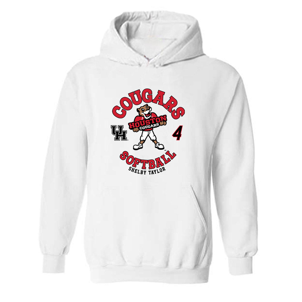 Houston - NCAA Softball : Shelby Taylor - Fashion Shersey Hooded Sweatshirt-0