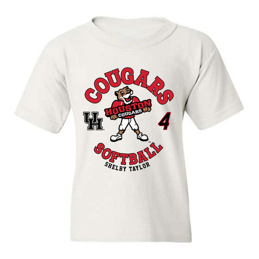 Houston - NCAA Softball : Shelby Taylor - Fashion Shersey Youth T-Shirt-0