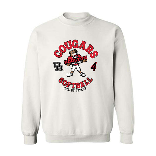 Houston - NCAA Softball : Shelby Taylor - Fashion Shersey Crewneck Sweatshirt-0