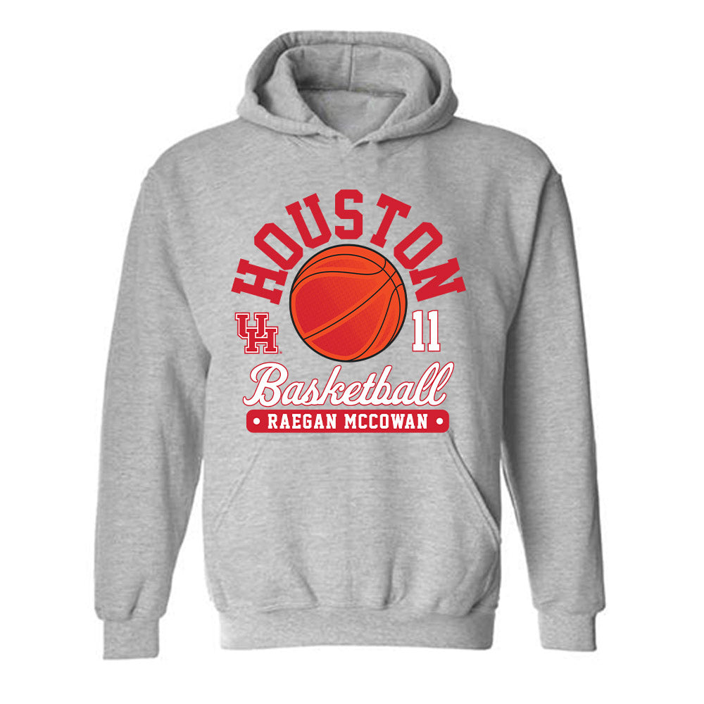 Houston - NCAA Women's Basketball : Raegan Mccowan - Fashion Shersey Hooded Sweatshirt-0