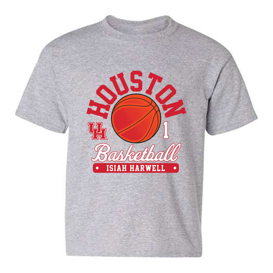Houston - NCAA Men's Basketball : Isiah Harwell - Fashion Shersey Youth T-Shirt-0