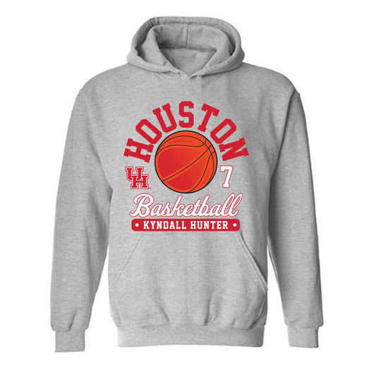 Houston - NCAA Women's Basketball : Kyndall Hunter - Fashion Shersey Hooded Sweatshirt-0