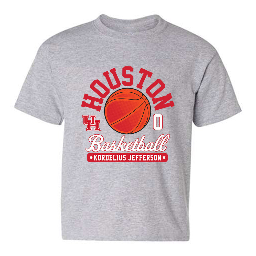 Houston - NCAA Men's Basketball : Kordelius Jefferson - Fashion Shersey Youth T-Shirt-0