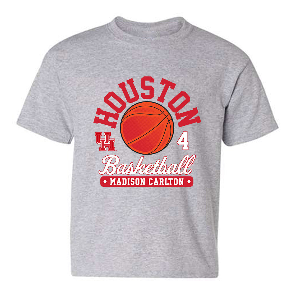 Houston - NCAA Women's Basketball : Madison Carlton - Fashion Shersey Youth T-Shirt-0