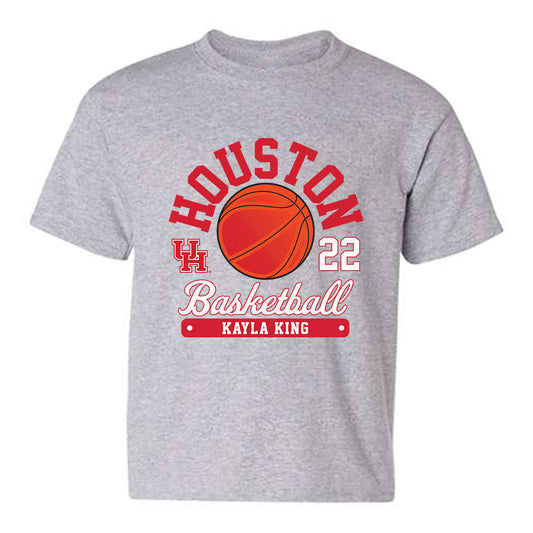 Houston - NCAA Women's Basketball : Kayla King - Fashion Shersey Youth T-Shirt-0