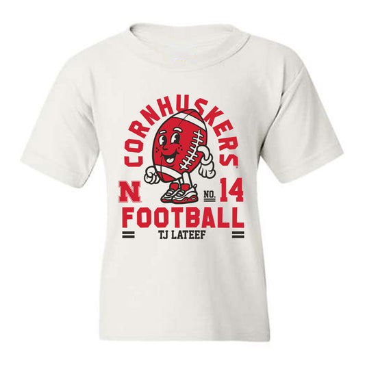 Nebraska - NCAA Football : TJ Lateef - Fashion Shersey Youth T-Shirt-0