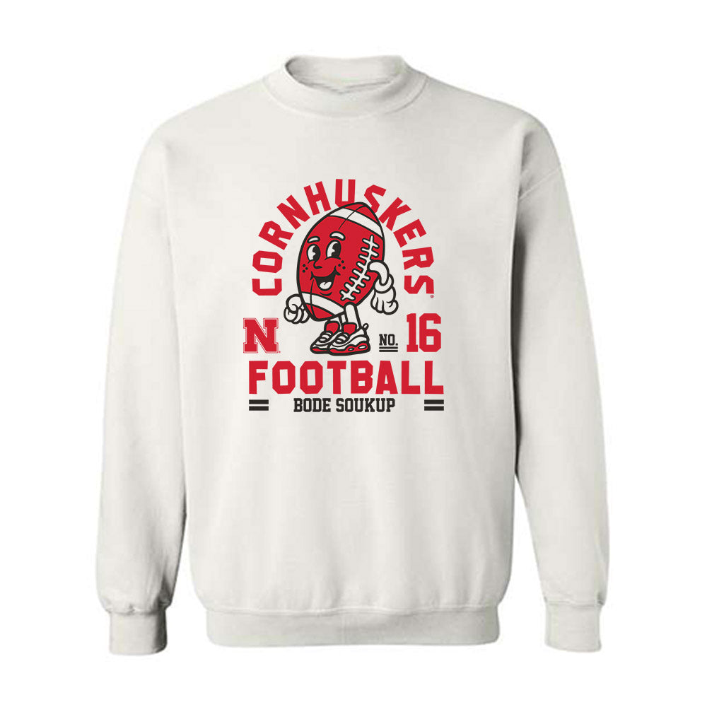 Nebraska - NCAA Football : Bode Soukup - Fashion Shersey Crewneck Sweatshirt-0