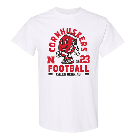 Nebraska - NCAA Football : Caleb Benning - Fashion Shersey T-Shirt-0