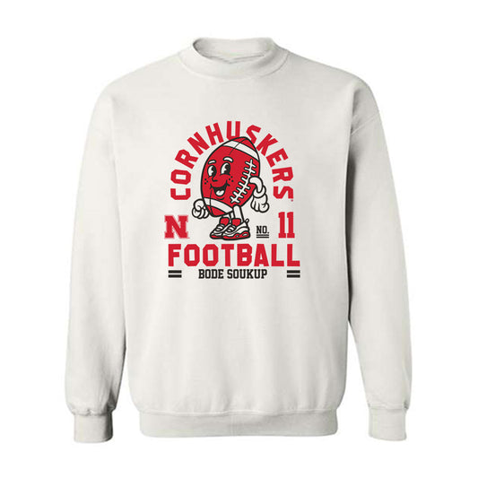 Nebraska - NCAA Football : Bode Soukup - Fashion Shersey Crewneck Sweatshirt-0