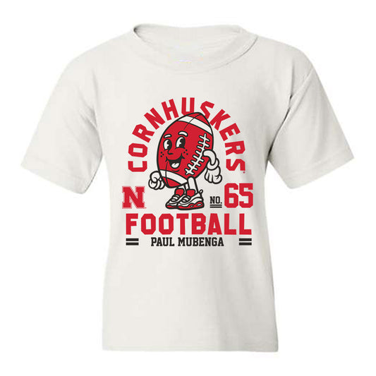 Nebraska - NCAA Football : Paul Mubenga - Fashion Shersey Youth T-Shirt-0