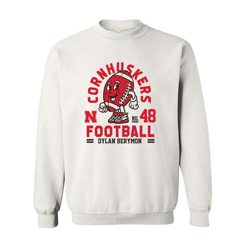 Nebraska - NCAA Football : Dylan Berymon - Fashion Shersey Crewneck Sweatshirt-0