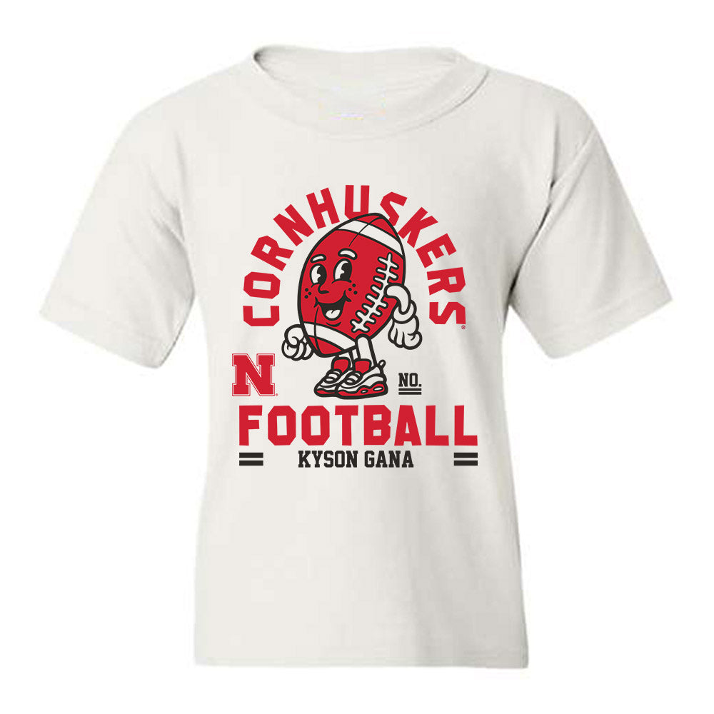 Nebraska - NCAA Football : Kyson Gana - Fashion Shersey Youth T-Shirt-0