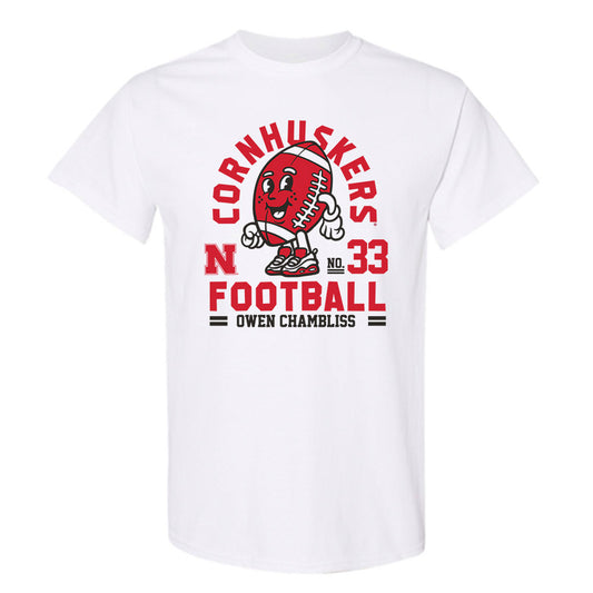 Nebraska - NCAA Football : Owen Chambliss - Fashion Shersey T-Shirt-0
