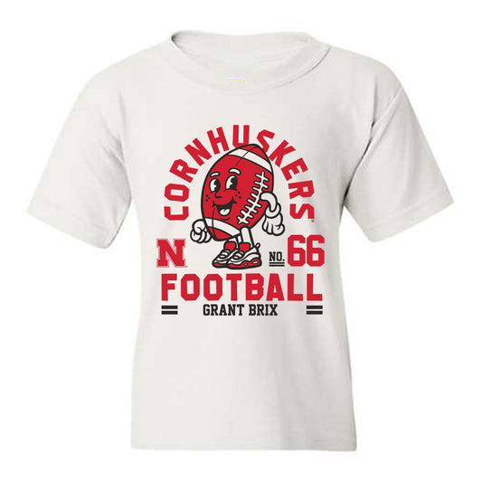 Nebraska - NCAA Football : Grant Brix - Fashion Shersey Youth T-Shirt-0