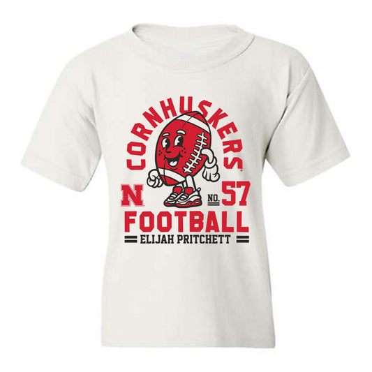 Nebraska - NCAA Football : Elijah Pritchett - Fashion Shersey Youth T-Shirt-0