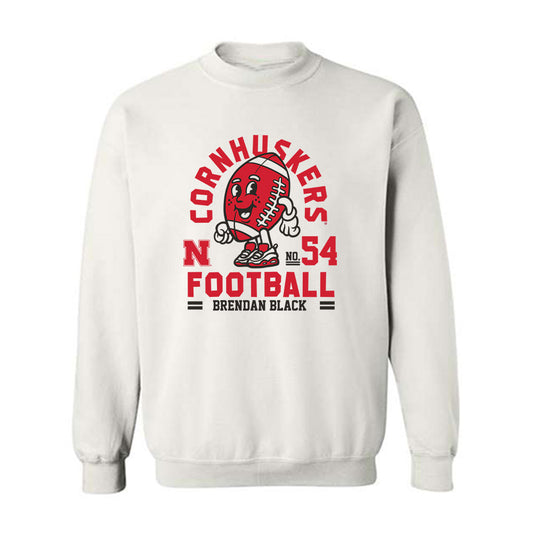 Nebraska - NCAA Football : Brendan Black - Fashion Shersey Crewneck Sweatshirt-0