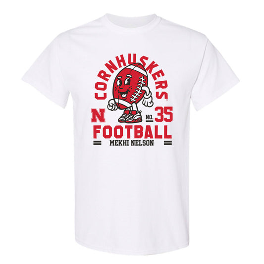 Nebraska - NCAA Football : Mekhi Nelson - Fashion Shersey T-Shirt-0