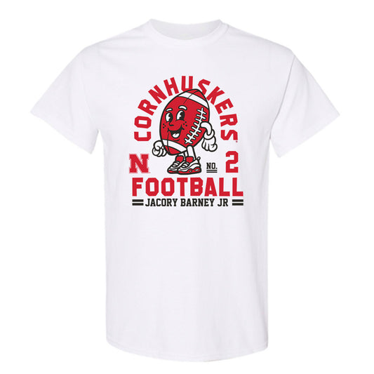 Nebraska - NCAA Football : Jacory Barney Jr - Fashion Shersey T-Shirt-0