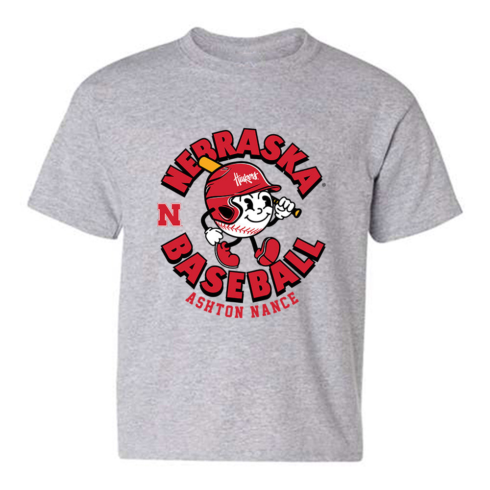 Nebraska - NCAA Baseball : Ashton Nance - Fashion Shersey Youth T-Shirt-0
