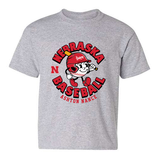 Nebraska - NCAA Baseball : Ashton Nance - Fashion Shersey Youth T-Shirt-0
