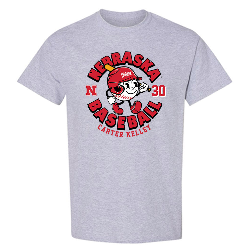 Nebraska - NCAA Baseball : Carter Kelley - Fashion Shersey T-Shirt-0