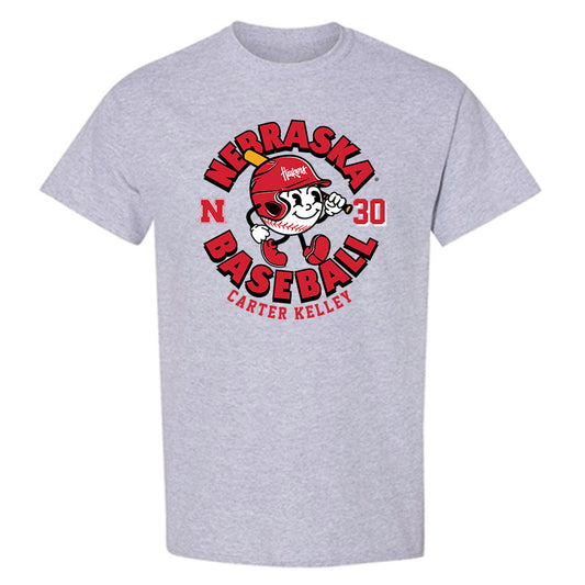 Nebraska - NCAA Baseball : Carter Kelley - Fashion Shersey T-Shirt-0