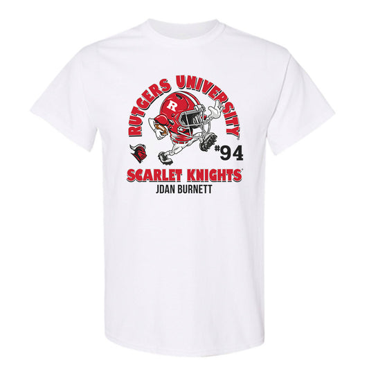 Rutgers - NCAA Football : Jdan Burnett - Sport Shersey T-Shirt-0