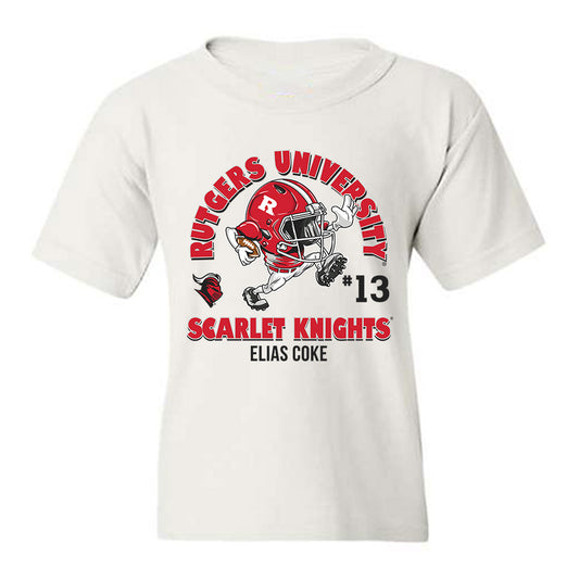 Rutgers - NCAA Football : Elias Coke - Sport Shersey Youth T-Shirt-0