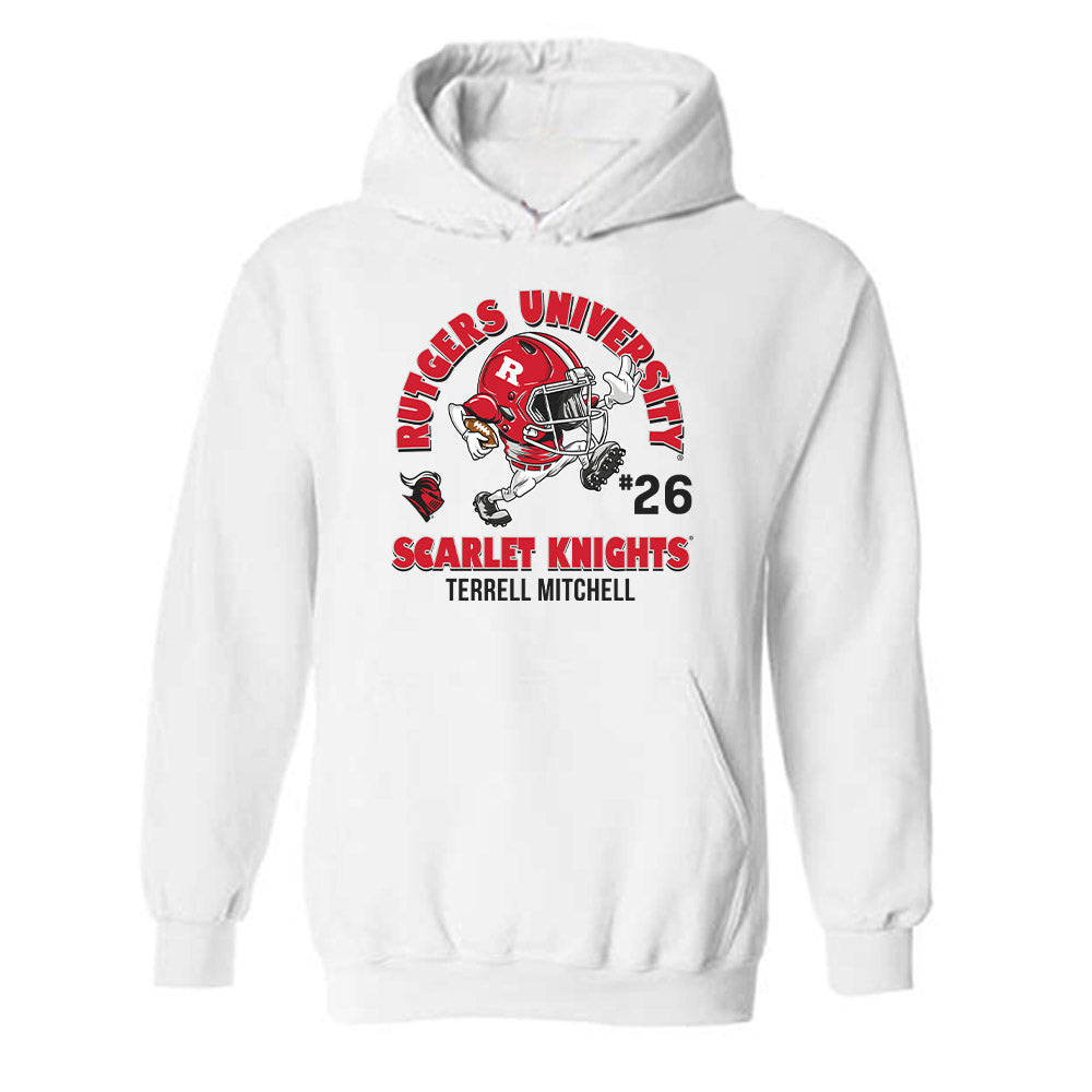 Rutgers - NCAA Football : Terrell Mitchell - Sport Shersey Hooded Sweatshirt-0