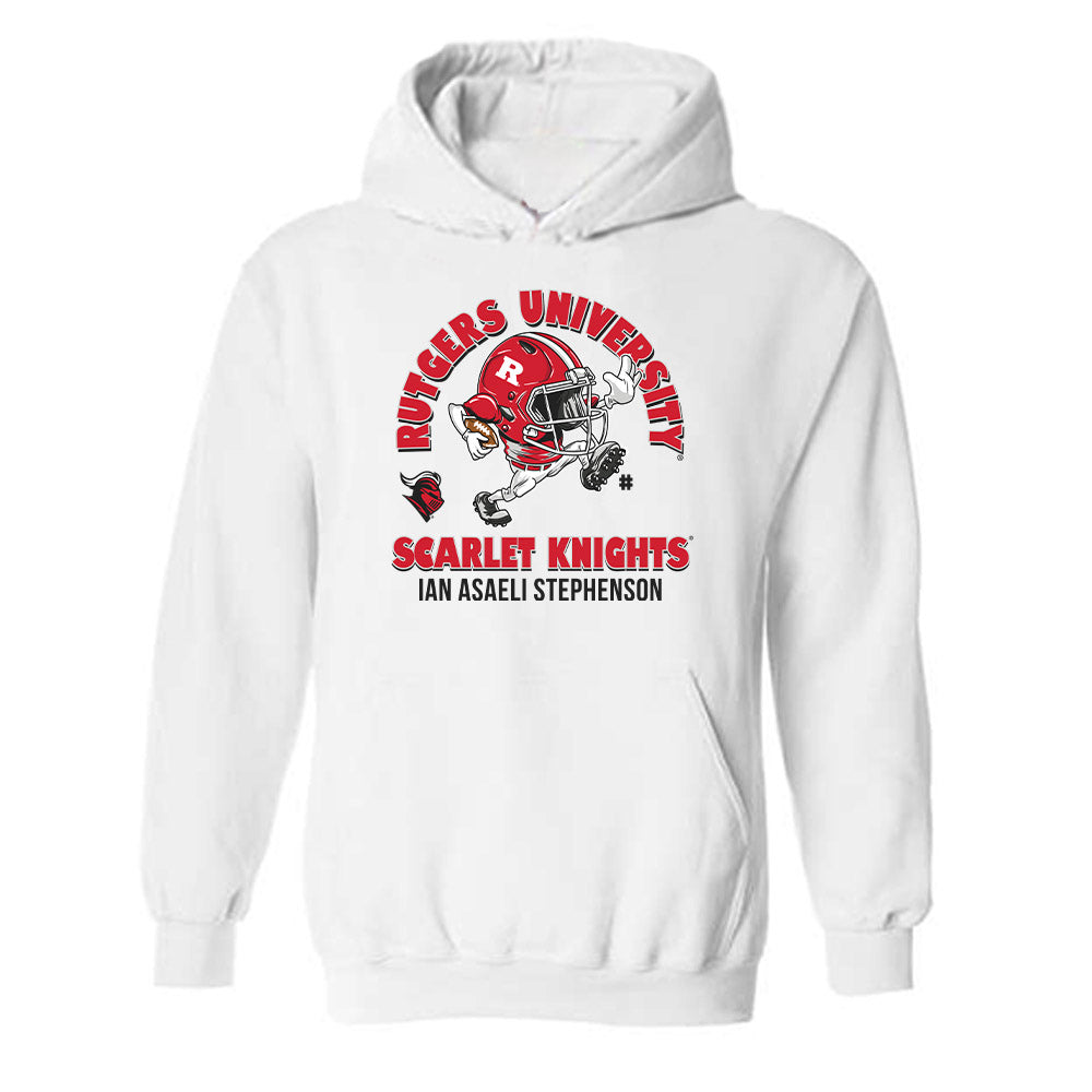 Rutgers - NCAA Football : Ian Asaeli Stephenson - Sport Shersey Hooded Sweatshirt-0