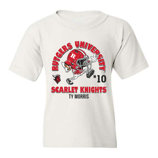 Rutgers - NCAA Football : Ty Morris - Sport Shersey Youth T-Shirt-0