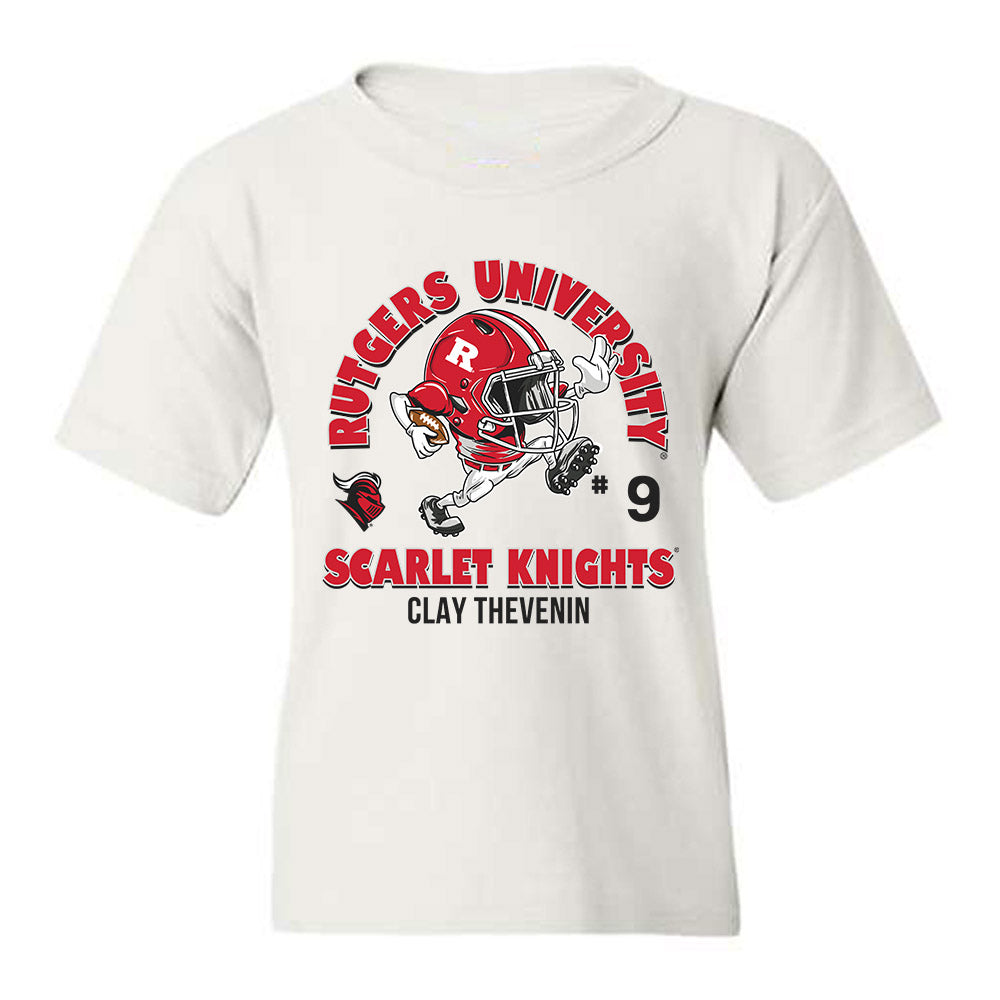 Rutgers - NCAA Football : Clay Thevenin - Sport Shersey Youth T-Shirt-0