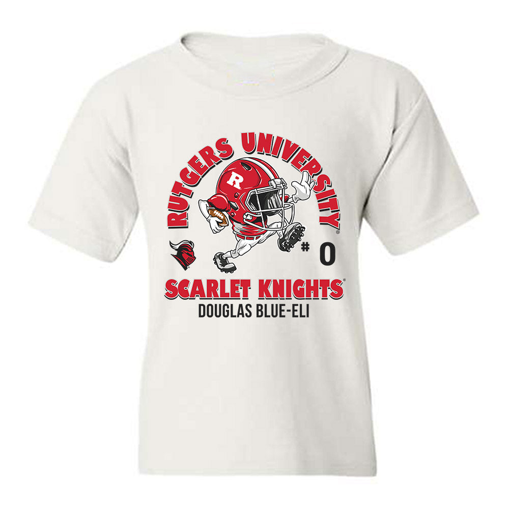 Rutgers - NCAA Football : Douglas Blue-Eli - Sport Shersey Youth T-Shirt-0