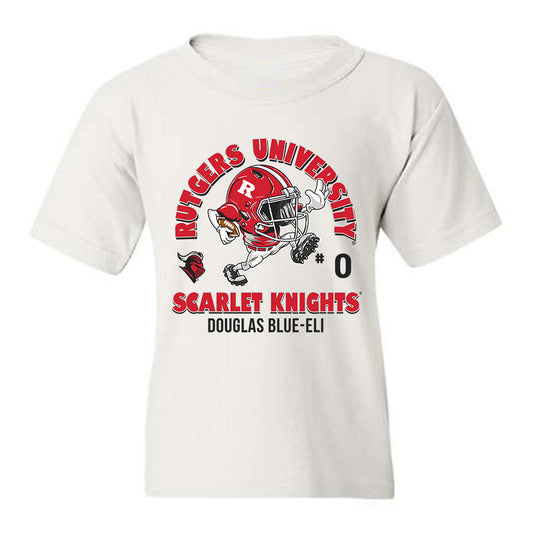 Rutgers - NCAA Football : Douglas Blue-Eli - Sport Shersey Youth T-Shirt-0